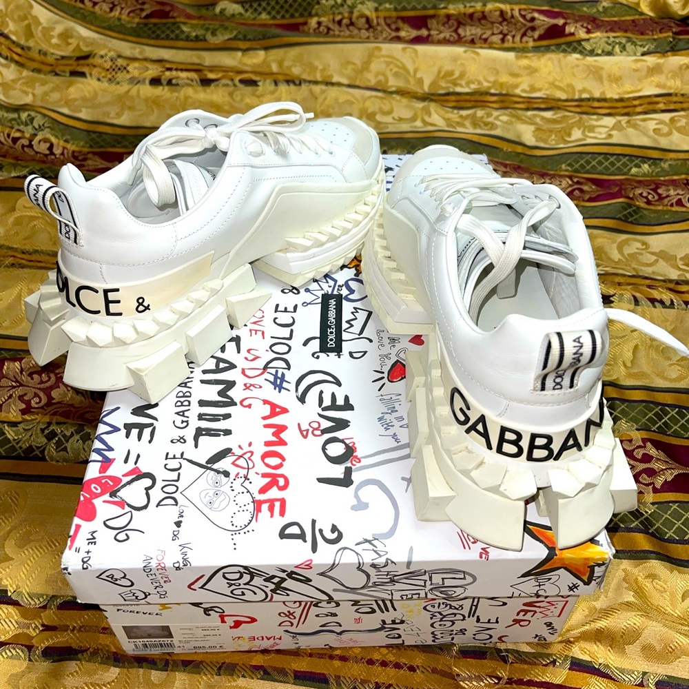 White Dolce and Gabbana Sneakers Size 41
